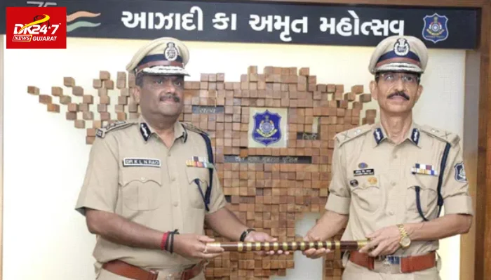 ગુજરાતના નવા DGP જ્ઞાનેન્દ્ર સિંહ મલિકે ચાર્જ સંભાળ્યો..