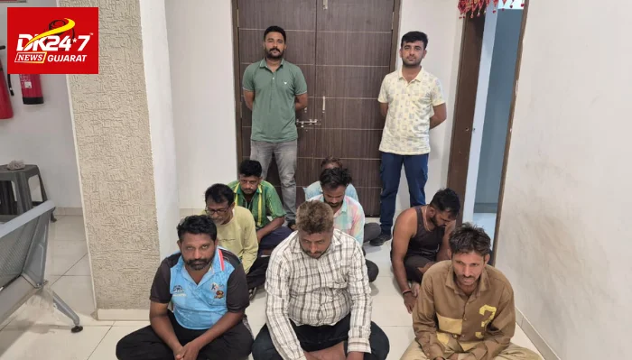 ગોદાવાડીમાં જુગાર પર એલસીબીનો દરોડો...