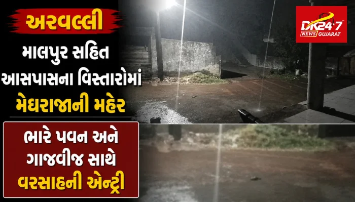 માલપુર સહિત આસપાસના વિસ્તારોમાં મેઘરાજાની મહેર