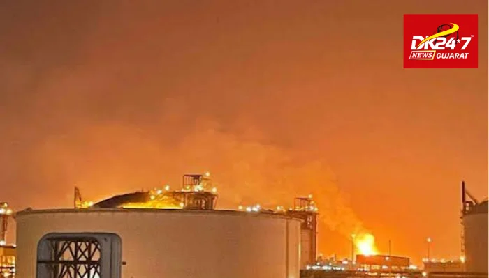 ગેસ પ્લાન્ટ રાસ લાફાનના LNG કોમ્પ્લેક્સમાં વિસ્ફોટ થયો..