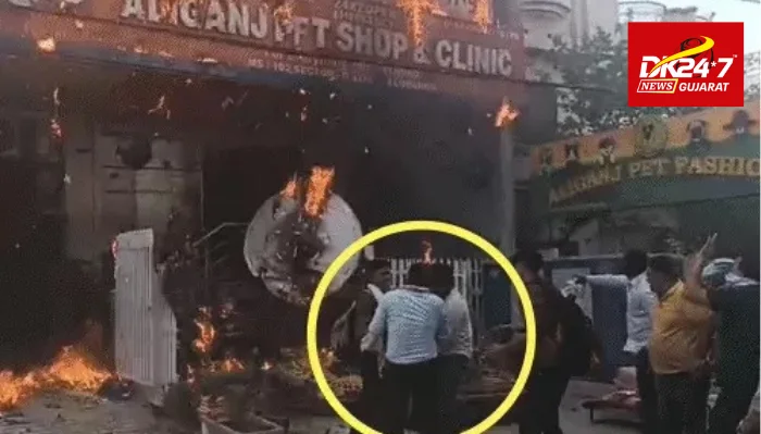 બિલ્ડિંગમાં આગ લાગી હતી, તે ગેરકાયદેસર હતી