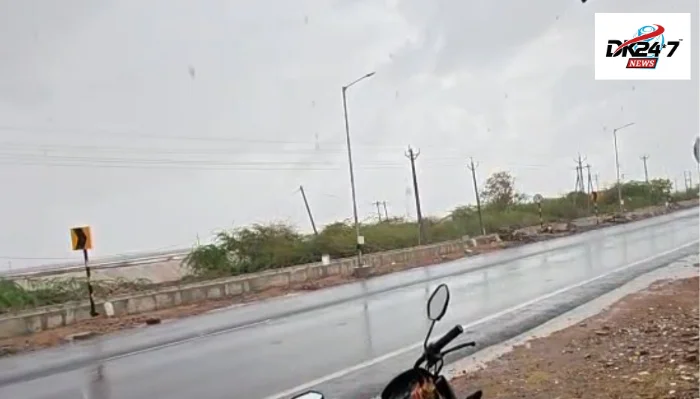 જાફરાબાદ કોસ્ટલ બેલ્ટમાં વરસાદી માહોલ 