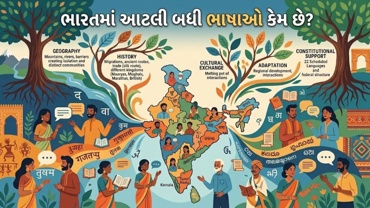 ભારતમાં આટલી બધી ભાષાઓ કેમ? વસ્તીગણતરીના આંકડા શું કહે છે? ભૂગોળ અને ઇતિહાસ પાછળની અનોખી કહાની